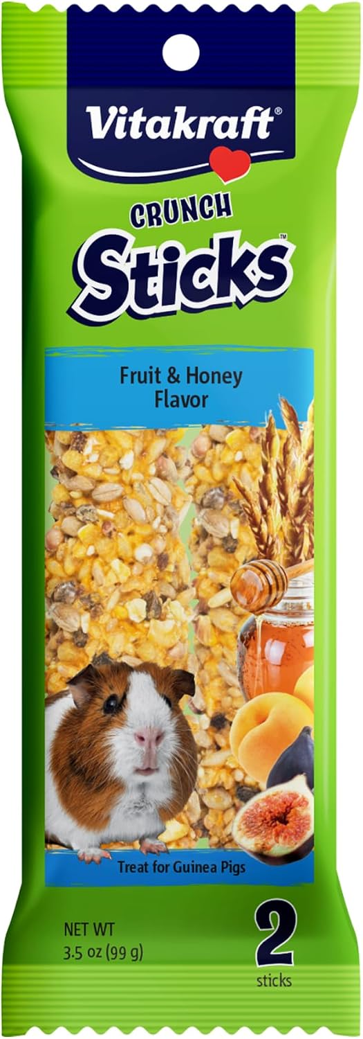 Vitakraft Crunch Sticks Guinea Pig Treat Fruit & Honey Flavor