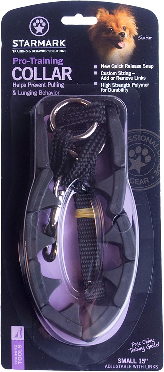 Starmark Pro-Training Dog Collar Small 15-inch, Humane No-Pull