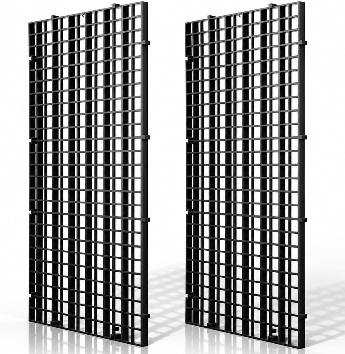 2pcs Plastic Grid Divider Tray Egg Crate Louvre Aquarium Fish Tank
