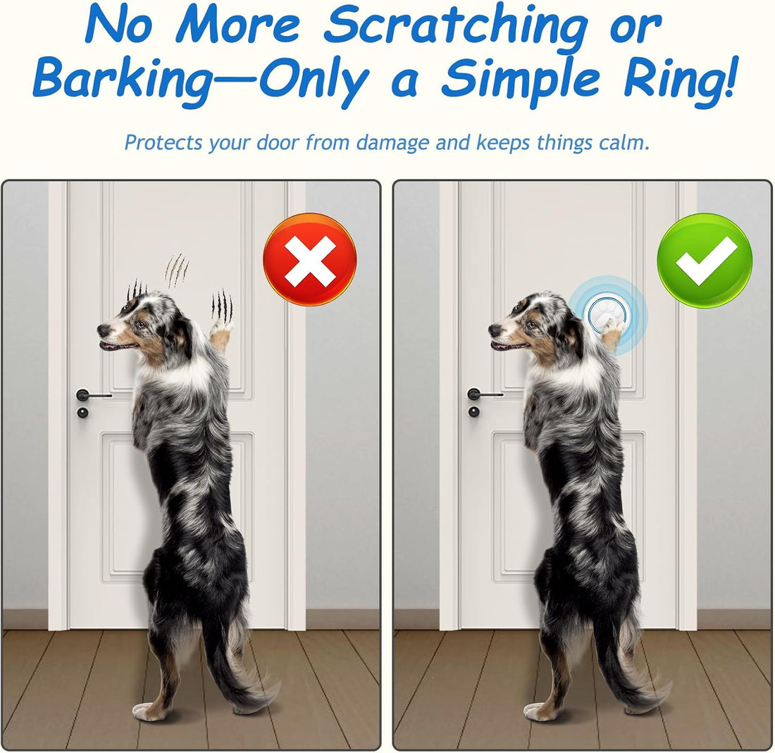 Soft Ring Wht Dog Potty Bell for Training