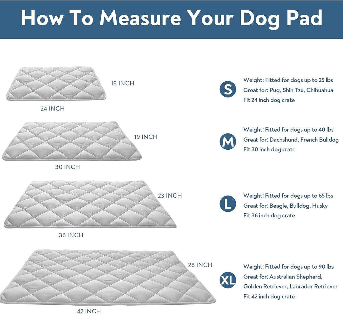 Magik & Kover Dog Crate Pad 2 Pack