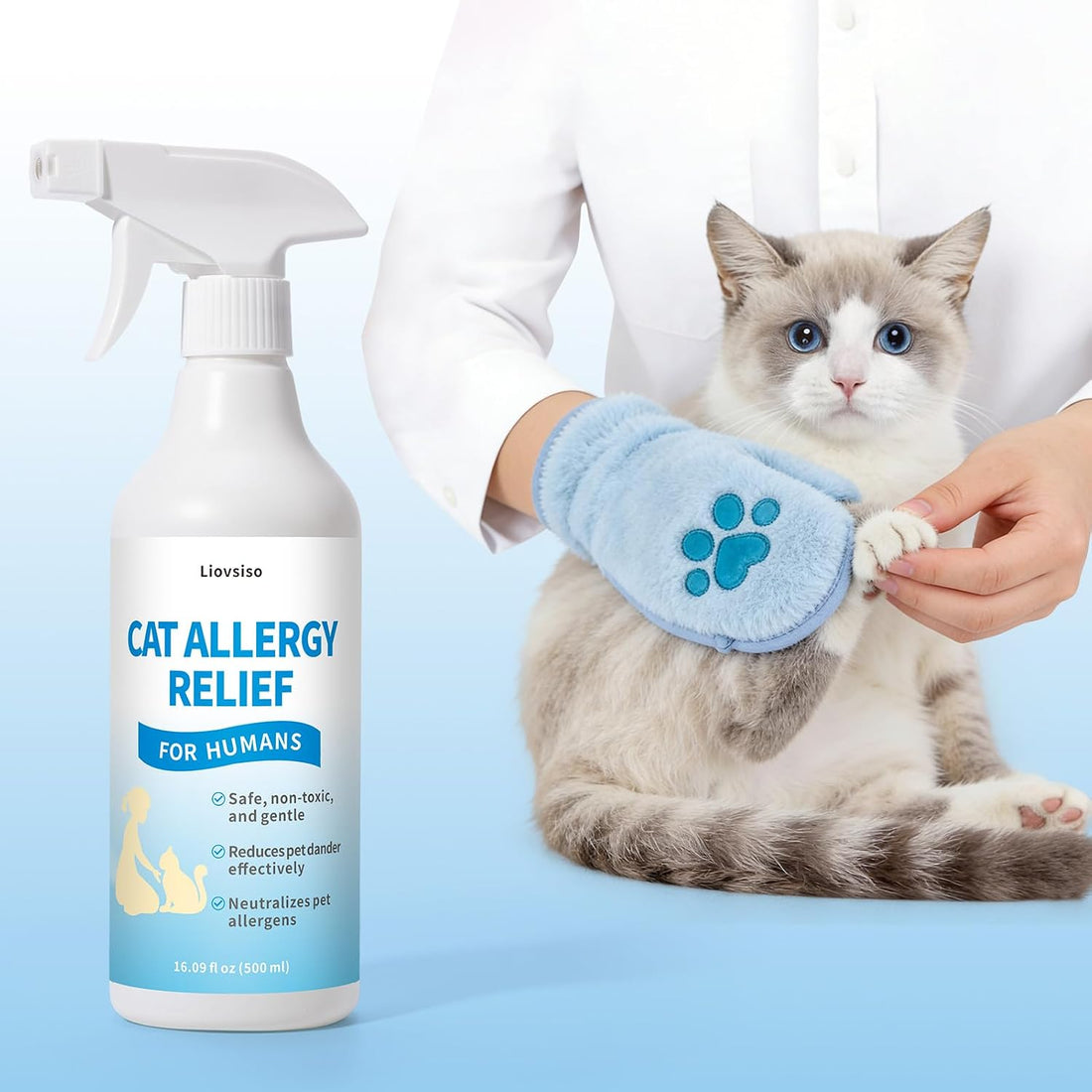 Cat Allergen Spray, Cat Allergy Relief for Humans