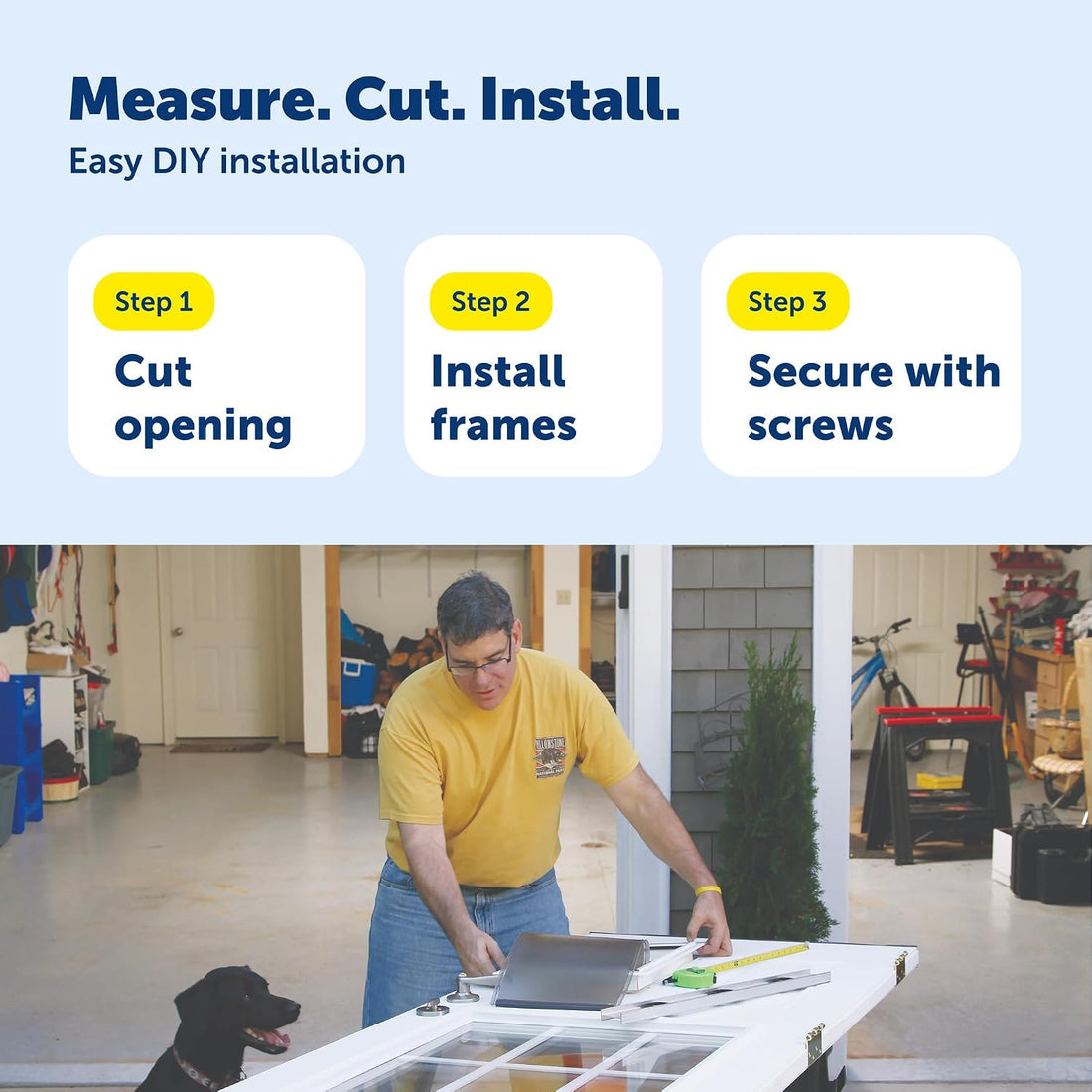 PetSafe Interior Cat Door – 4-Way Lock Option