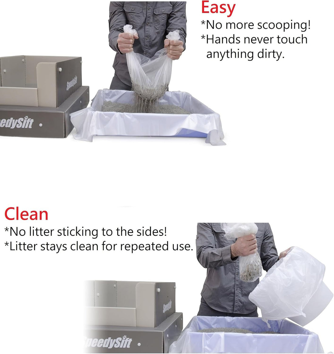 SpeedySift Standard Sifting Liner Refills, 35”x31”, 4 Packs