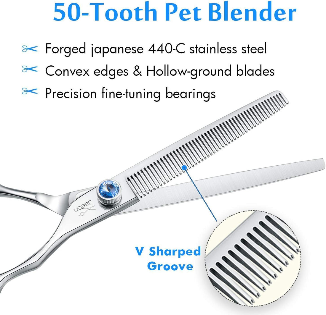 JASON Dog Grooming Thinning Scissors