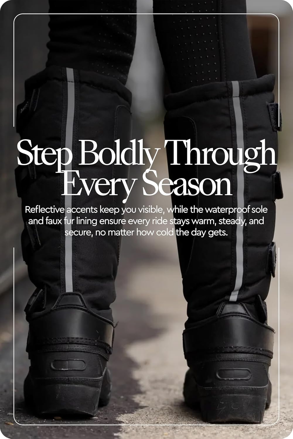 HORZE Womens Polar Thermo Equestrian Tall Boots