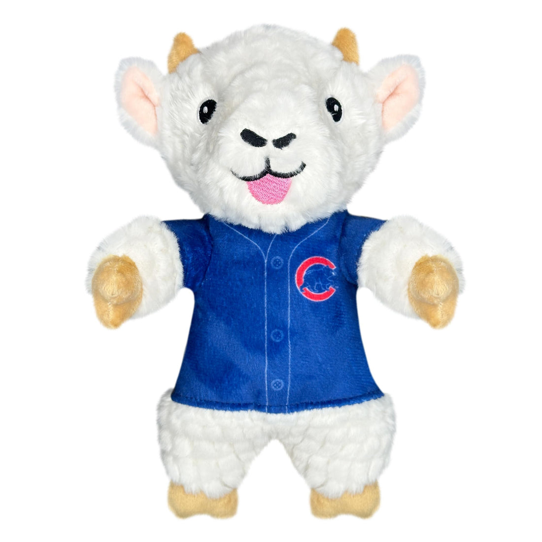 Pets First MLB Chicago Cubs Goat Plush Toy for Dogs and Cats