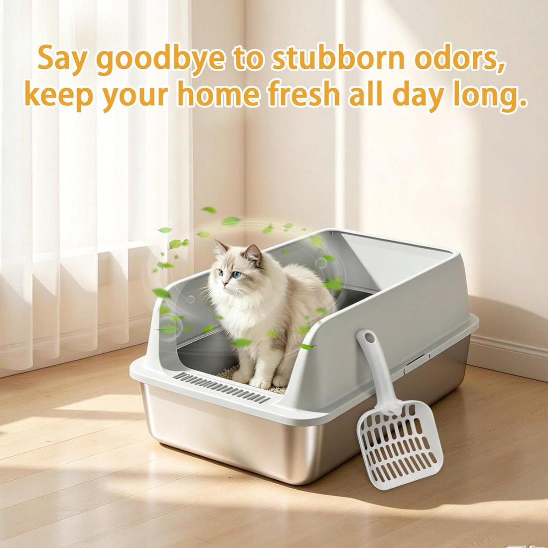Stainless Steel Cat Litter Box