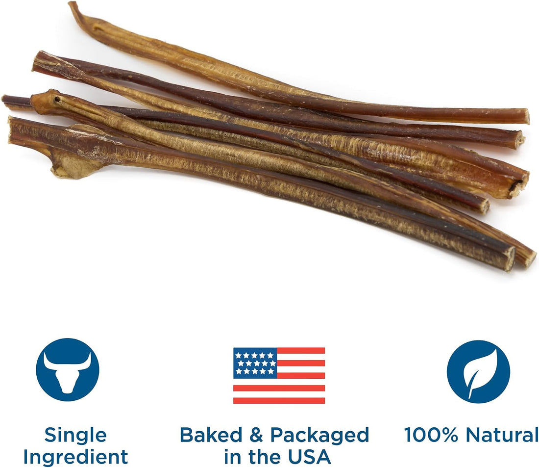 Best Bully Sticks 12 Inch Odor-Free Bully Sticks for Dogs - 12 Count