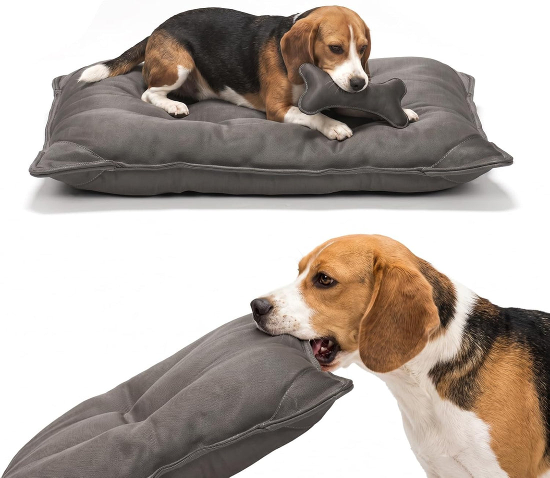 Veehoo Indestructible Dog Bed for Crate, Armored Chew Proof Dog Pad