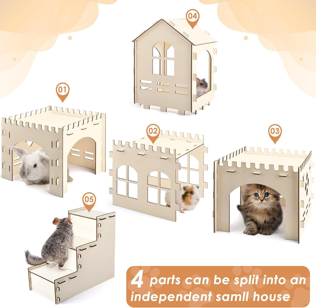Bissap Wooden Rabbit Hideout Castle