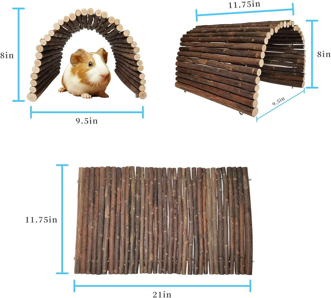 Guinea Pig Hideout Rabbit Hide Rat Cage Accessories Extra Large