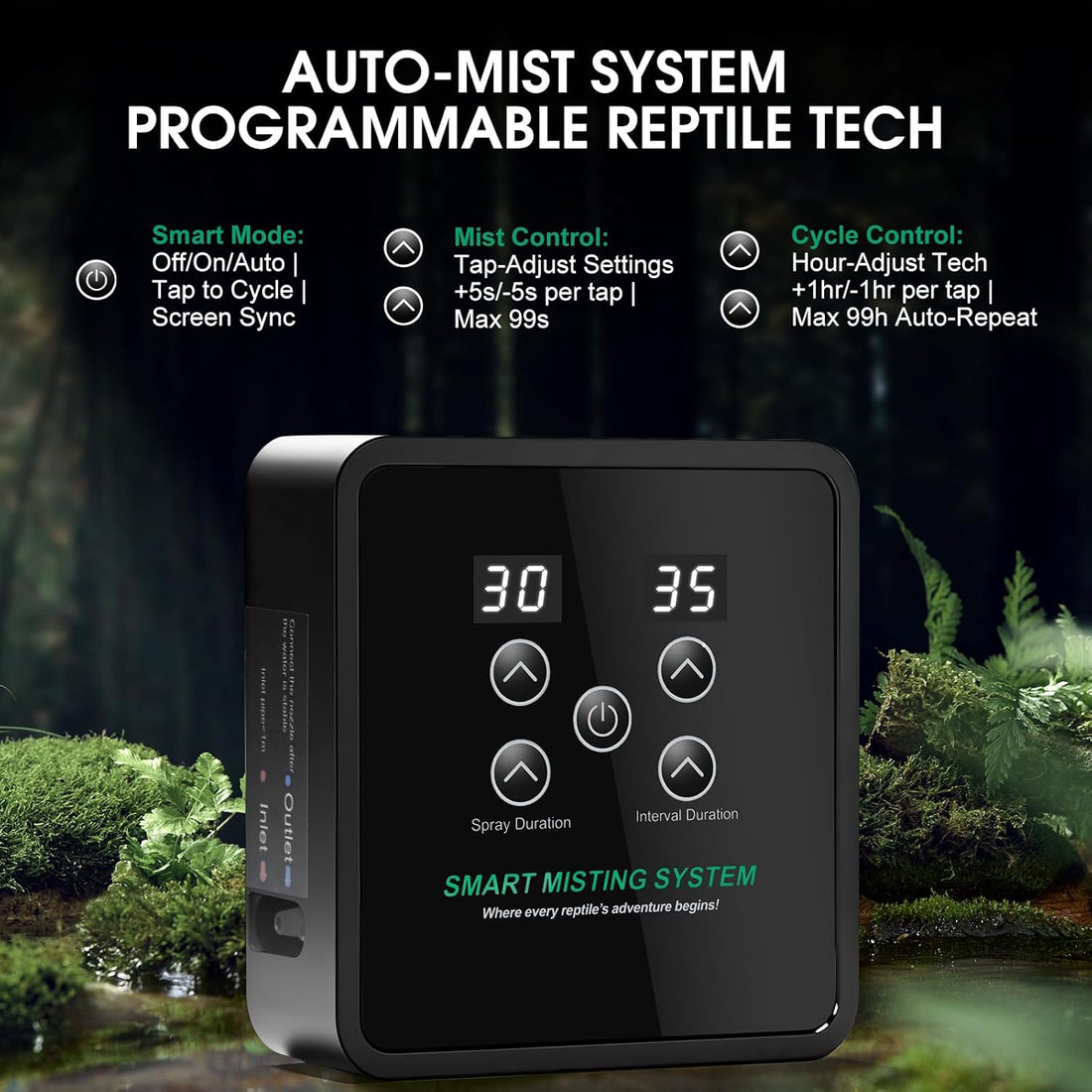 Reptile Mister Humidifier Reptile Mister System with Timer Auto