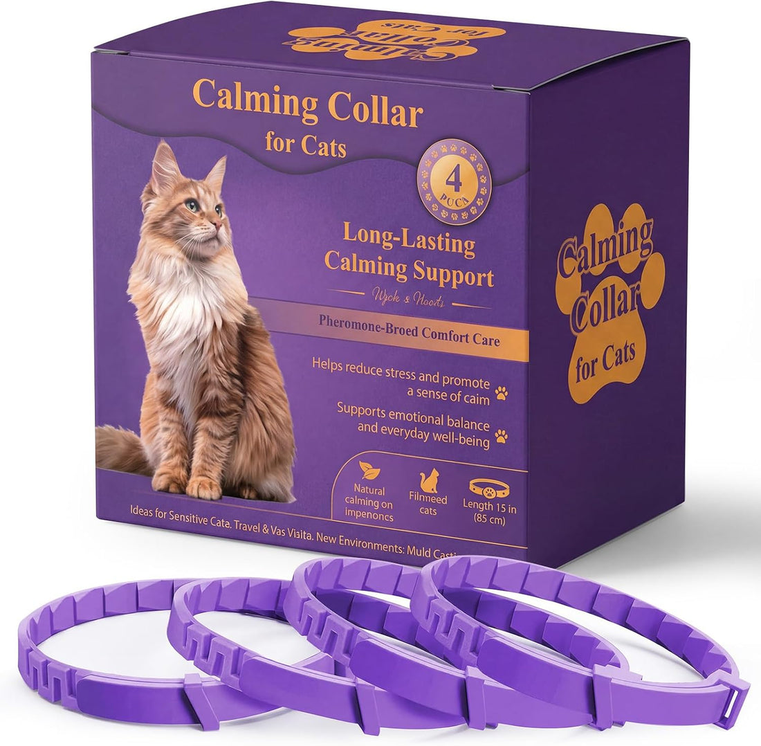 Cat Calming Collars for Cats 6 Pack