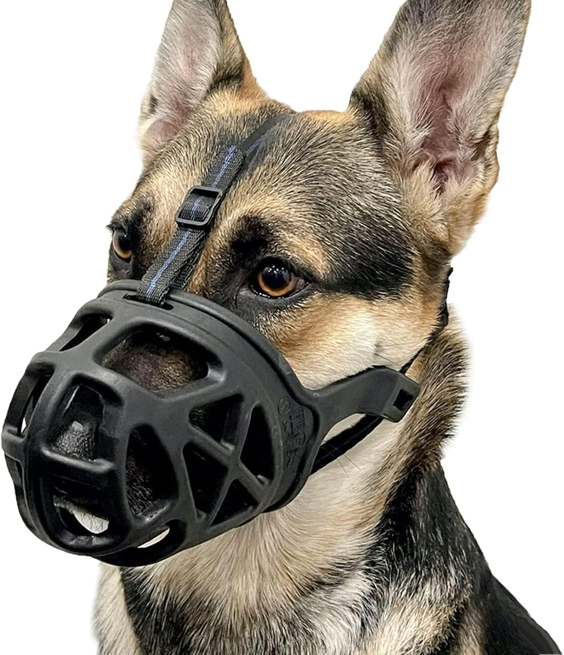 BARKLESS Dog Muzzle, Humane Basket Muzzle for Large Dogs Biting