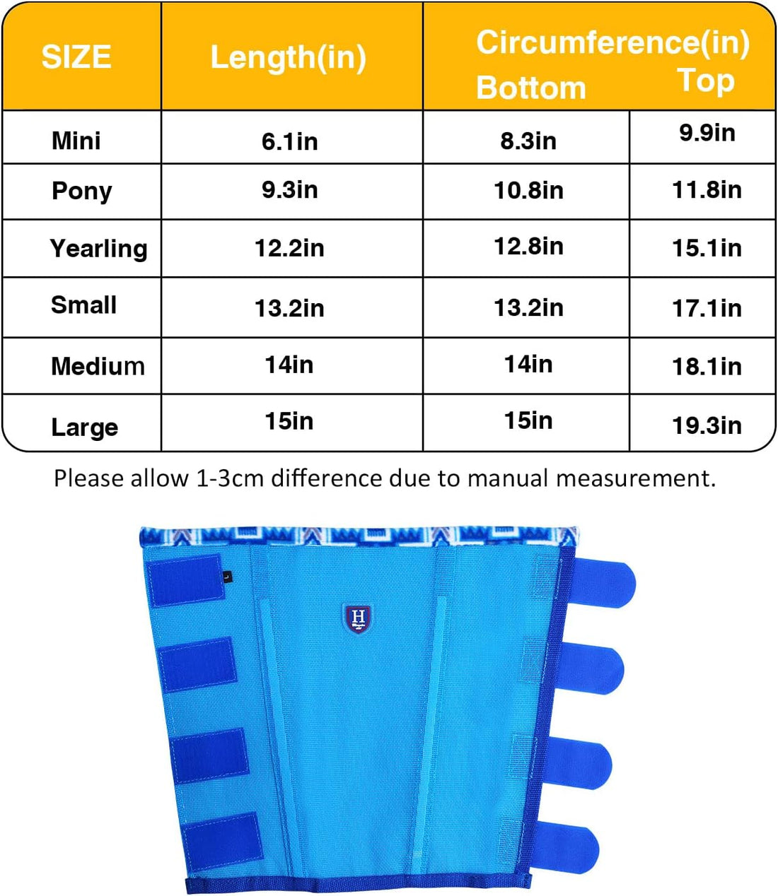 Fine Mesh Fly Boots Loose Fitting & Non-Slip Horse Fly Leggings
