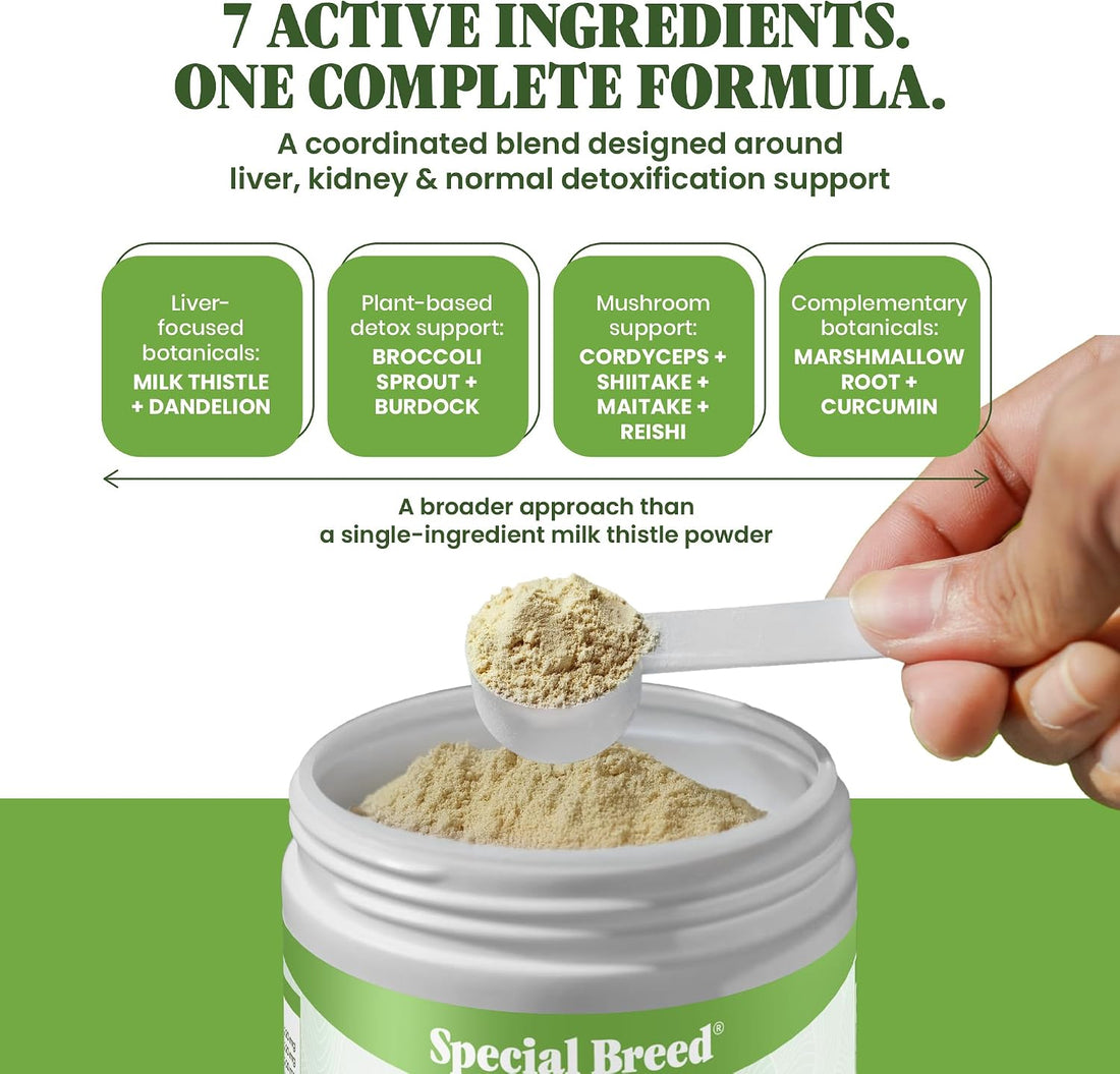 Special Breed Liver & Kidney Support for Dogs - Milk Thistle Support