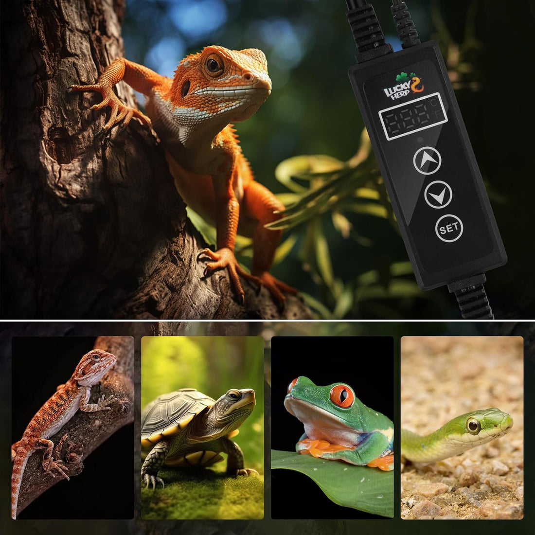 LUCKY HERP Reptile Dimming Thermostat