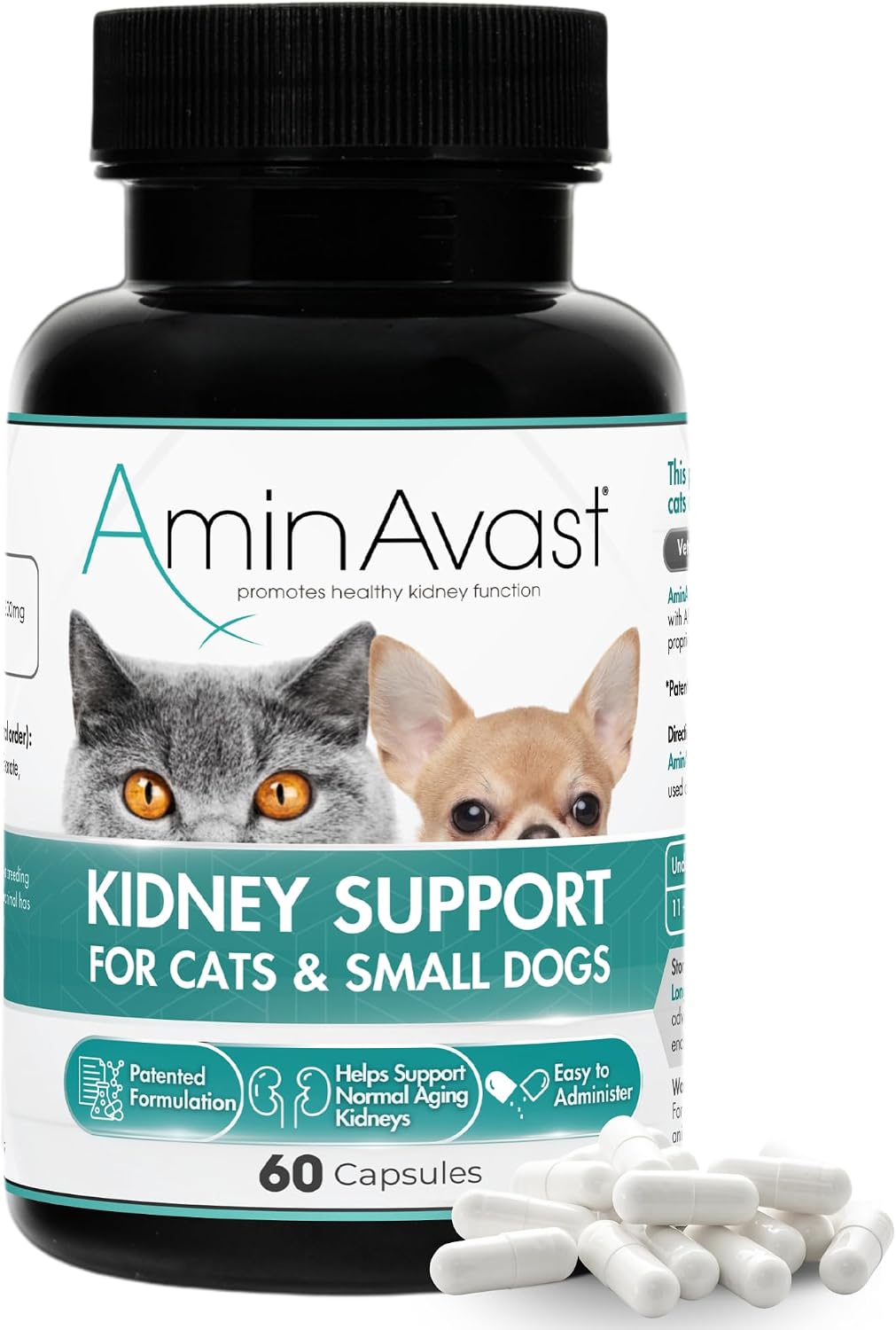 AminAvast 300mg Kidney Support for Cats & Small Dogs