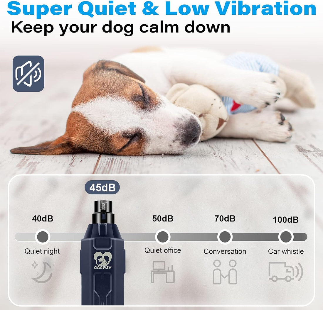Casfuy 6-Speed Dog Nail Grinder