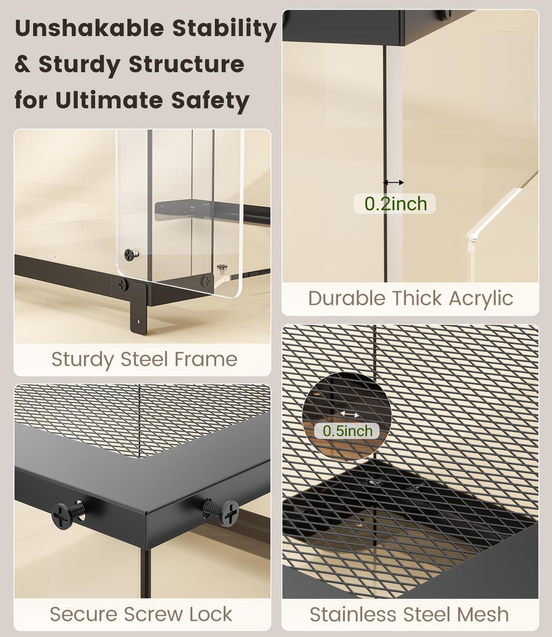 Turtle Basking Platform for 10-13” Wide Aquariums 30/45/55 Gallon
