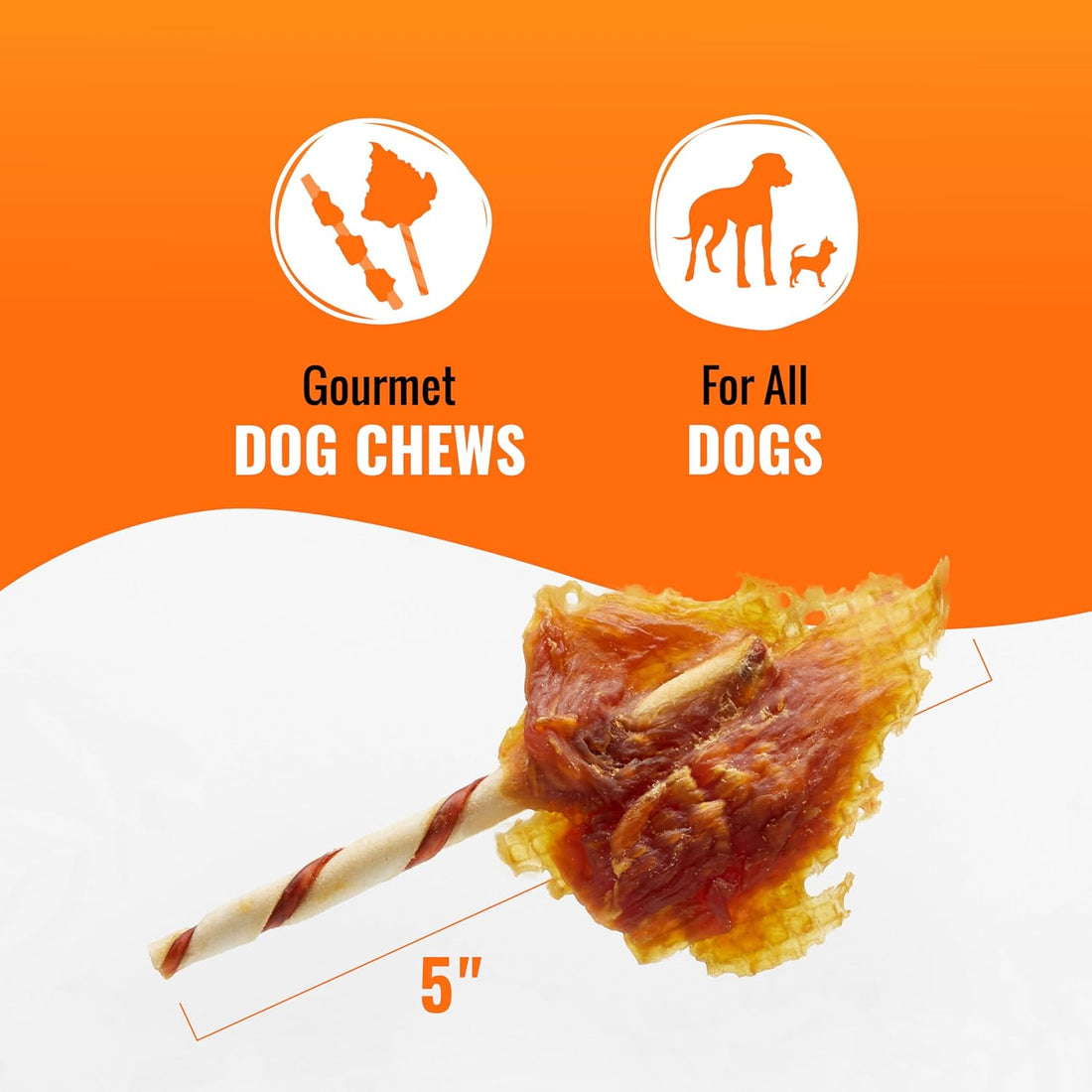 Good 'n' Fun Wings Long-Lasting Dog Treat, With Real Proteins