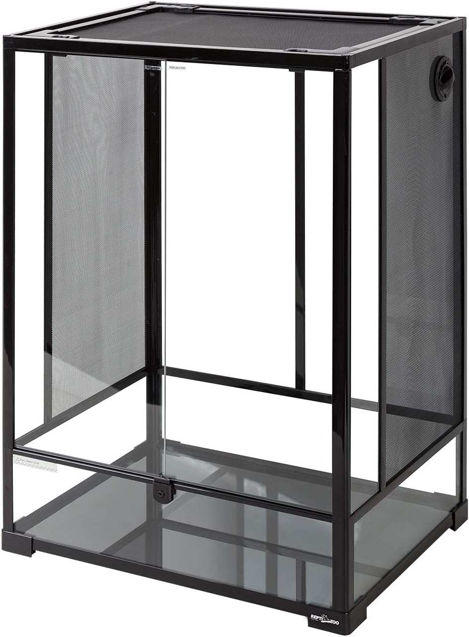 REPTI ZOO 24" x 18" x 36" Reptile Tall Glass Terrarium Rainforest