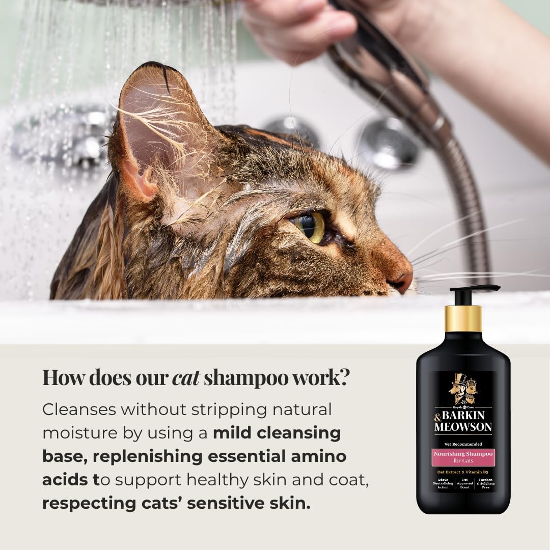 Nourishing Cat Shampoo with Oat Extract, 11.83 fl oz