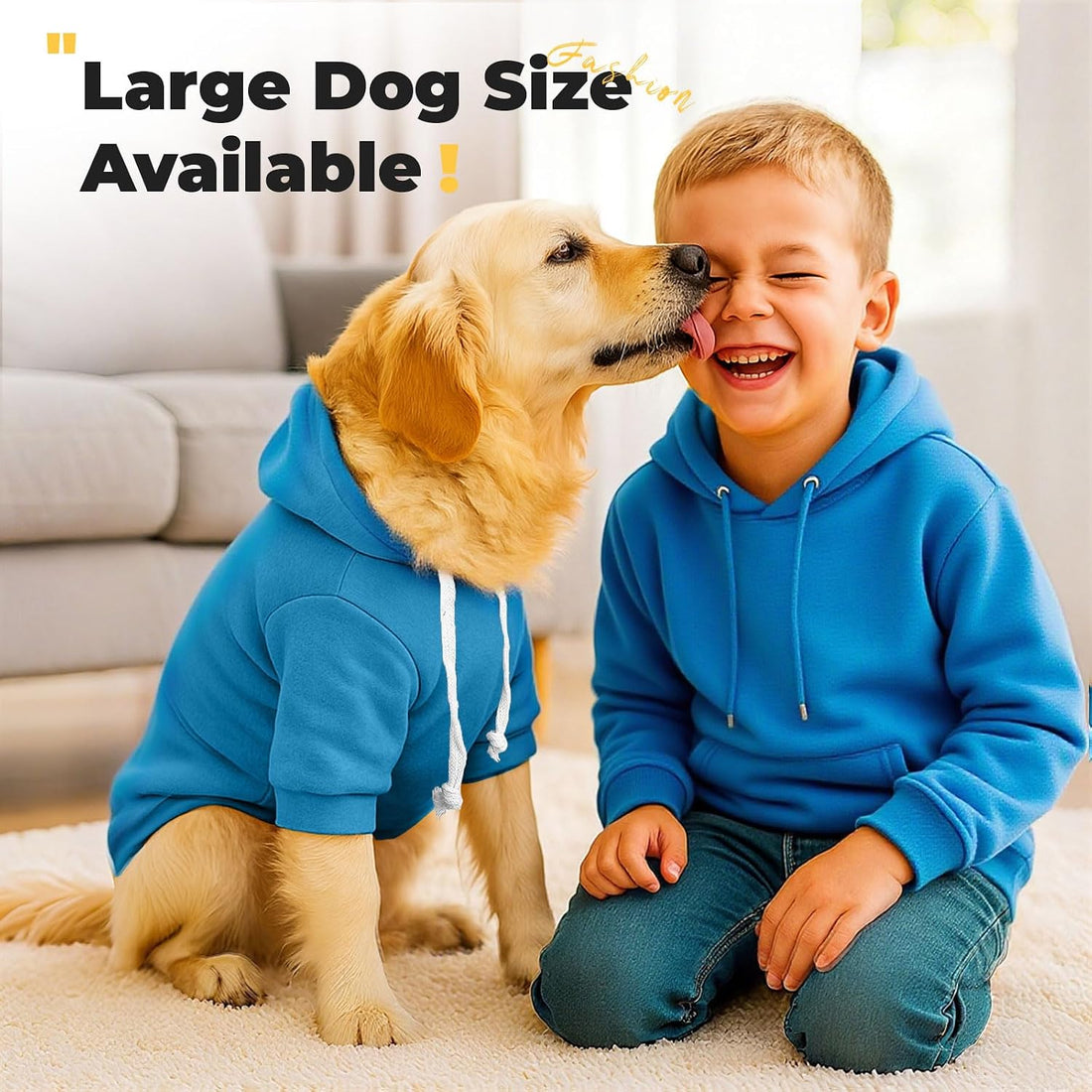 PETCARE Basic Dog Hoodie Sweaters for Small Medium Large Dogs Cats