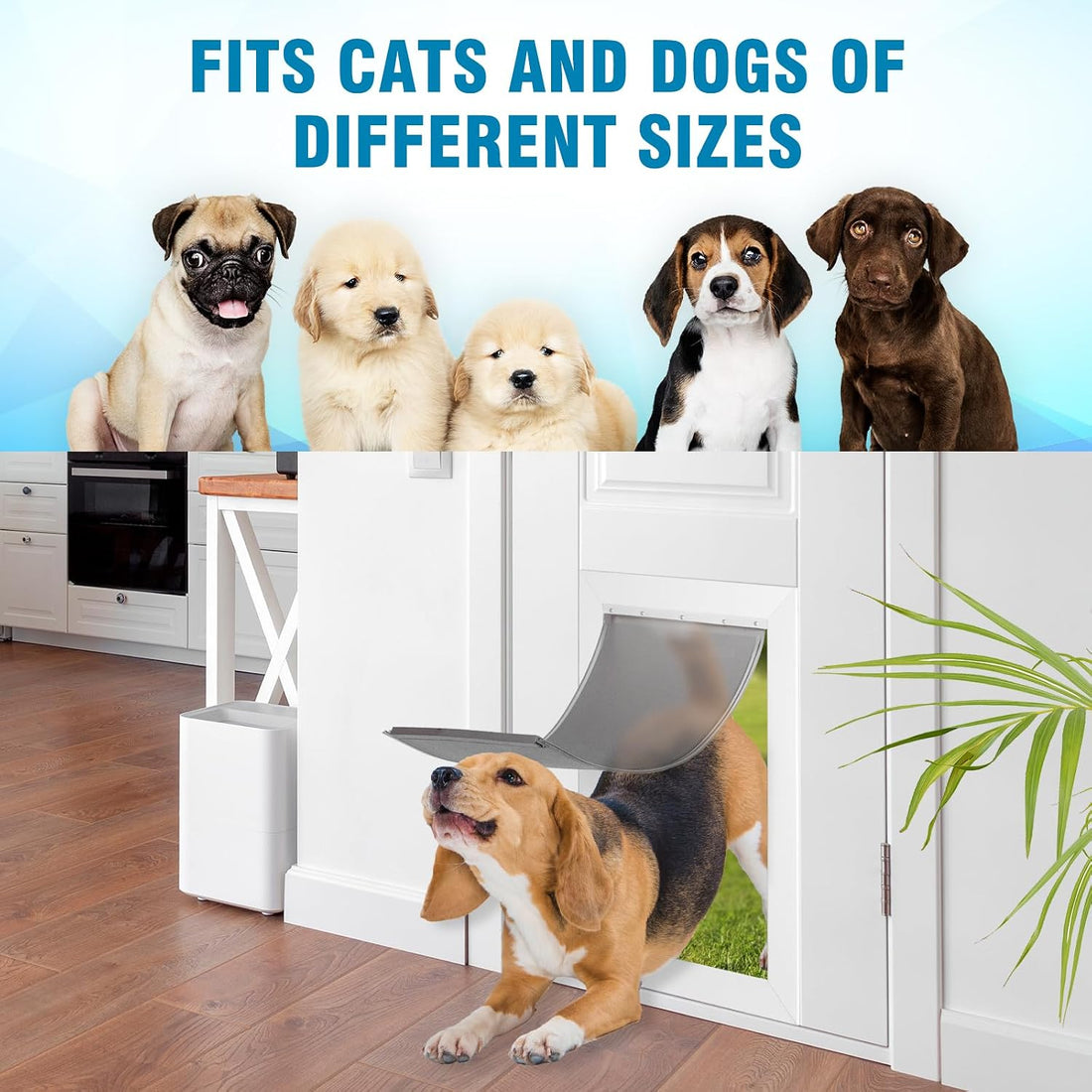 AMZOO Large Replacement Dog Door Flap Compatible with PetSafe Dog
