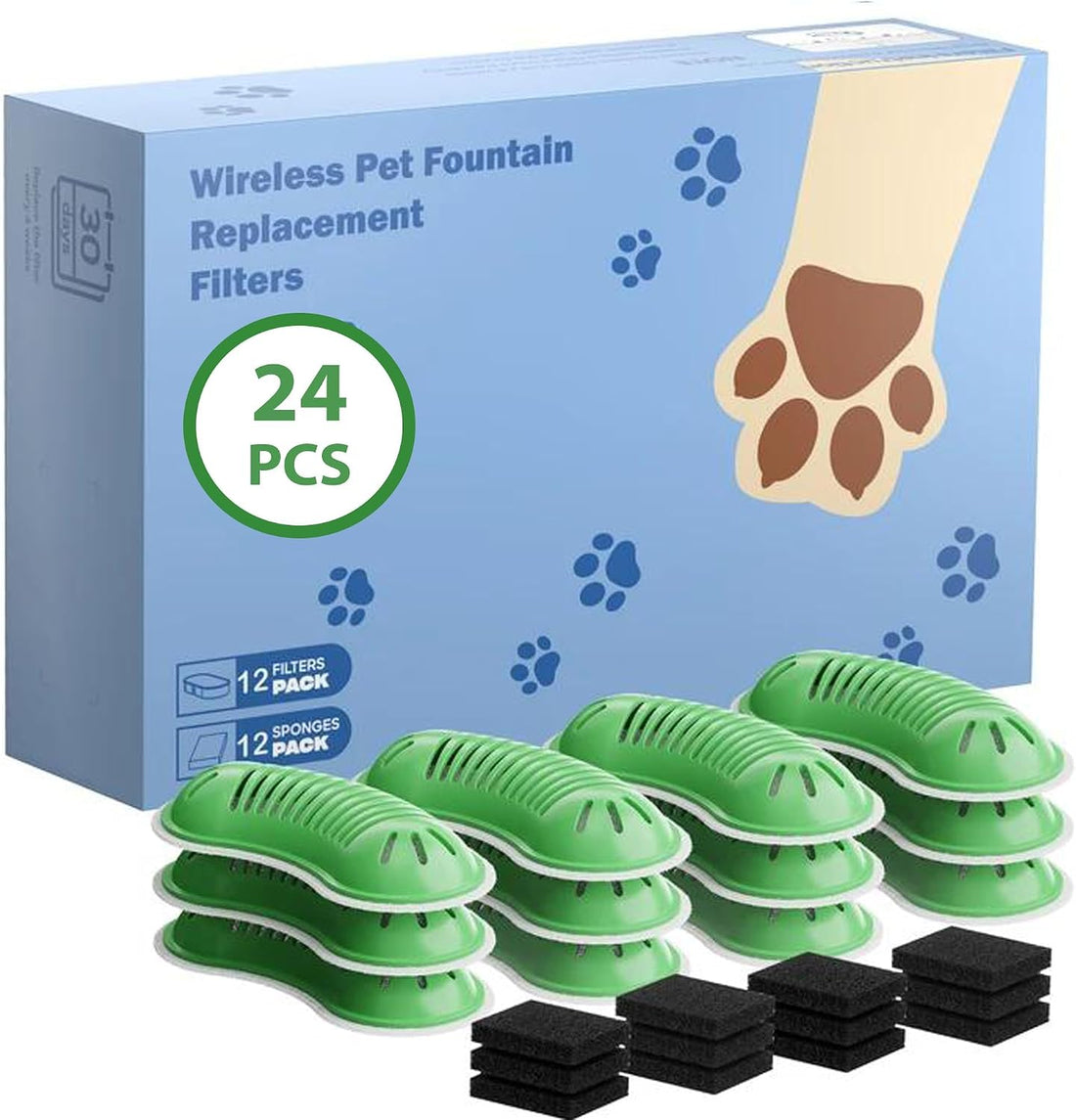 Cat Water Fountain Wireless Cordless: Cat Fountain Battery Operated
