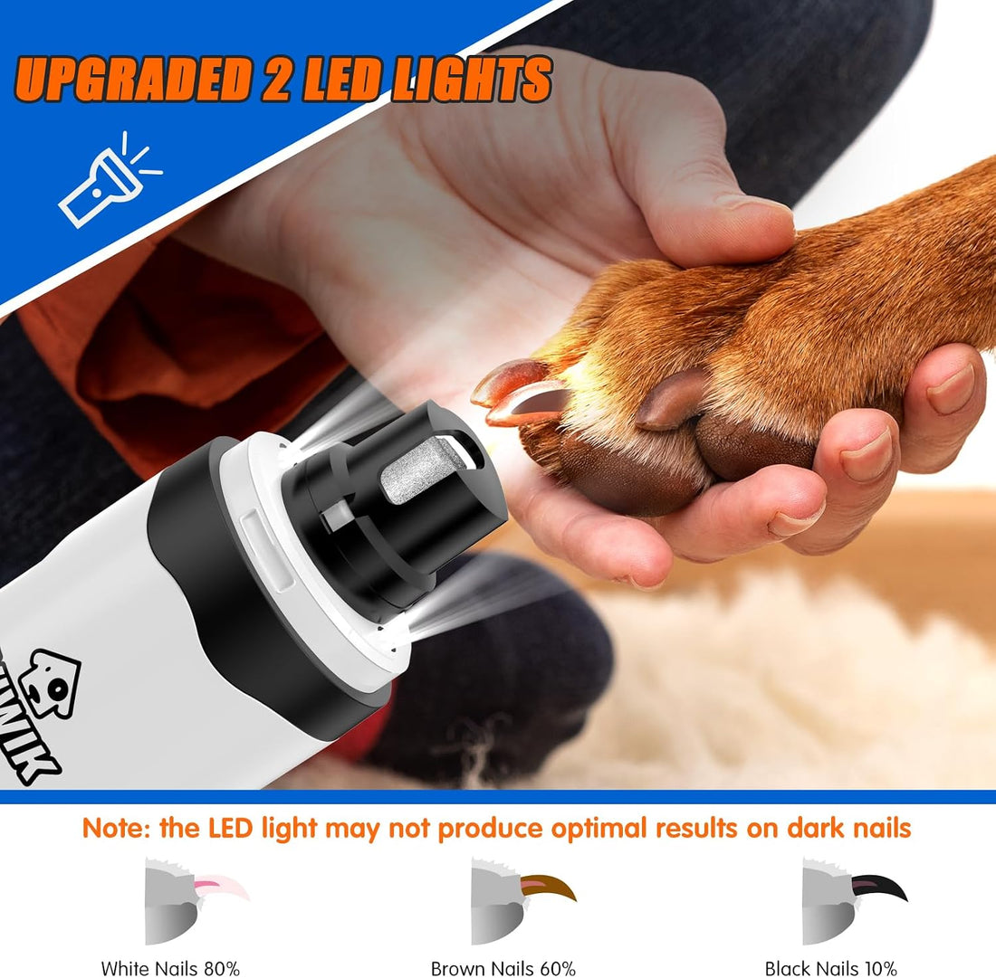 VIWIK Dog Nail Trimmers with Light, Cat Dog Nail Clippers
