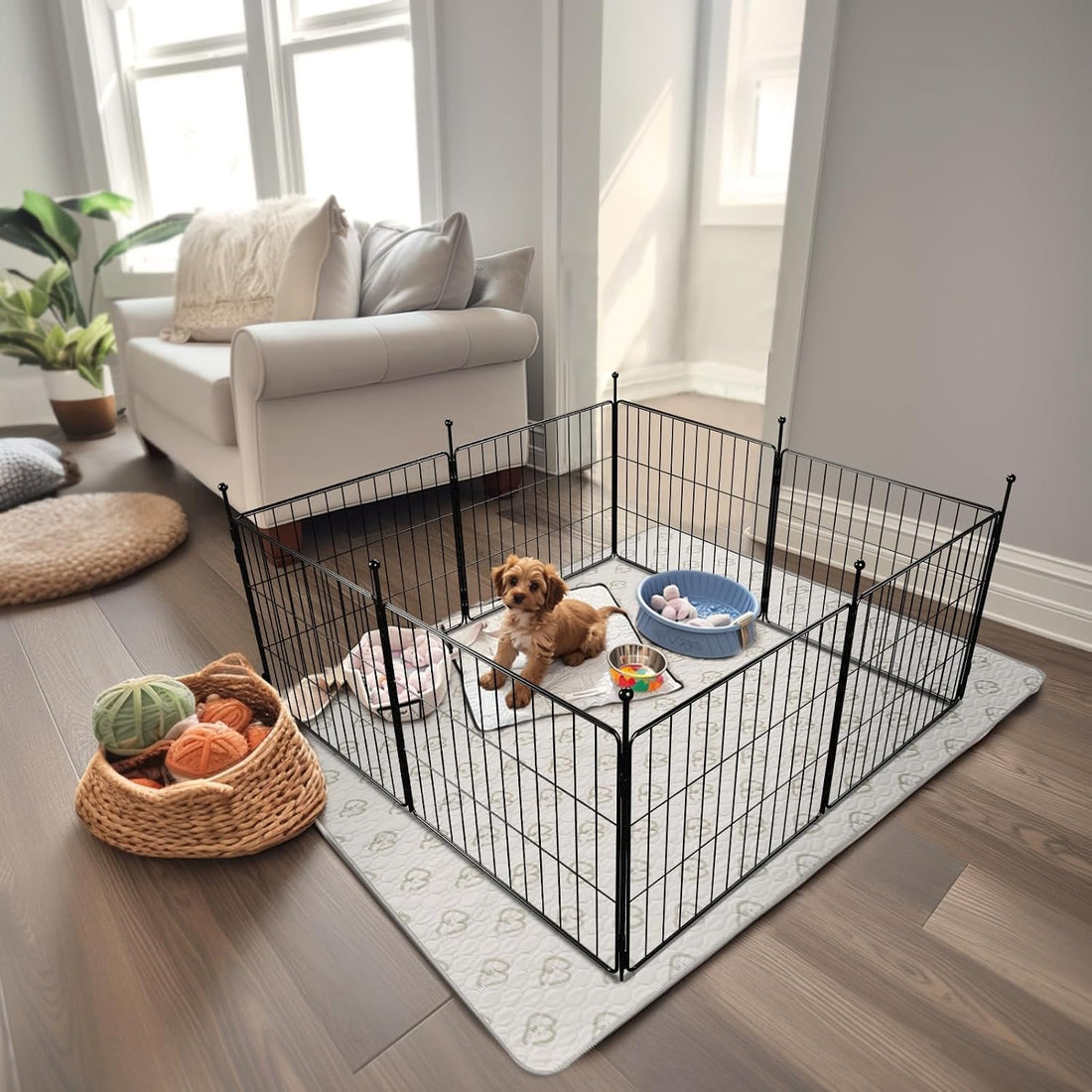 FXW MiniPaws Dog Playpen, Indoor, Yard & RV Camping, 20" H
