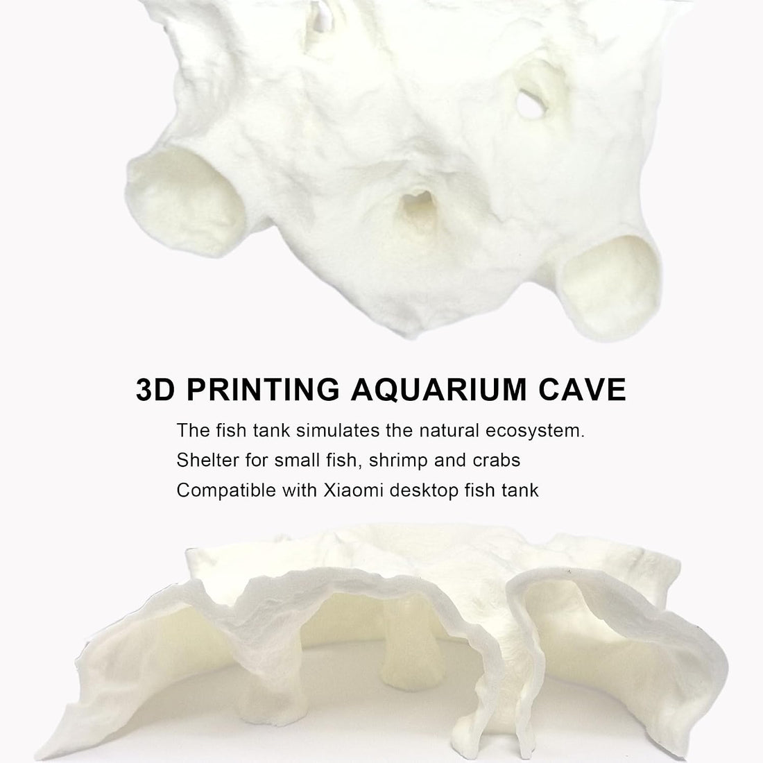 LIYAOLI Aquarium Ornaments Cave Tunnel with Viewing Ports