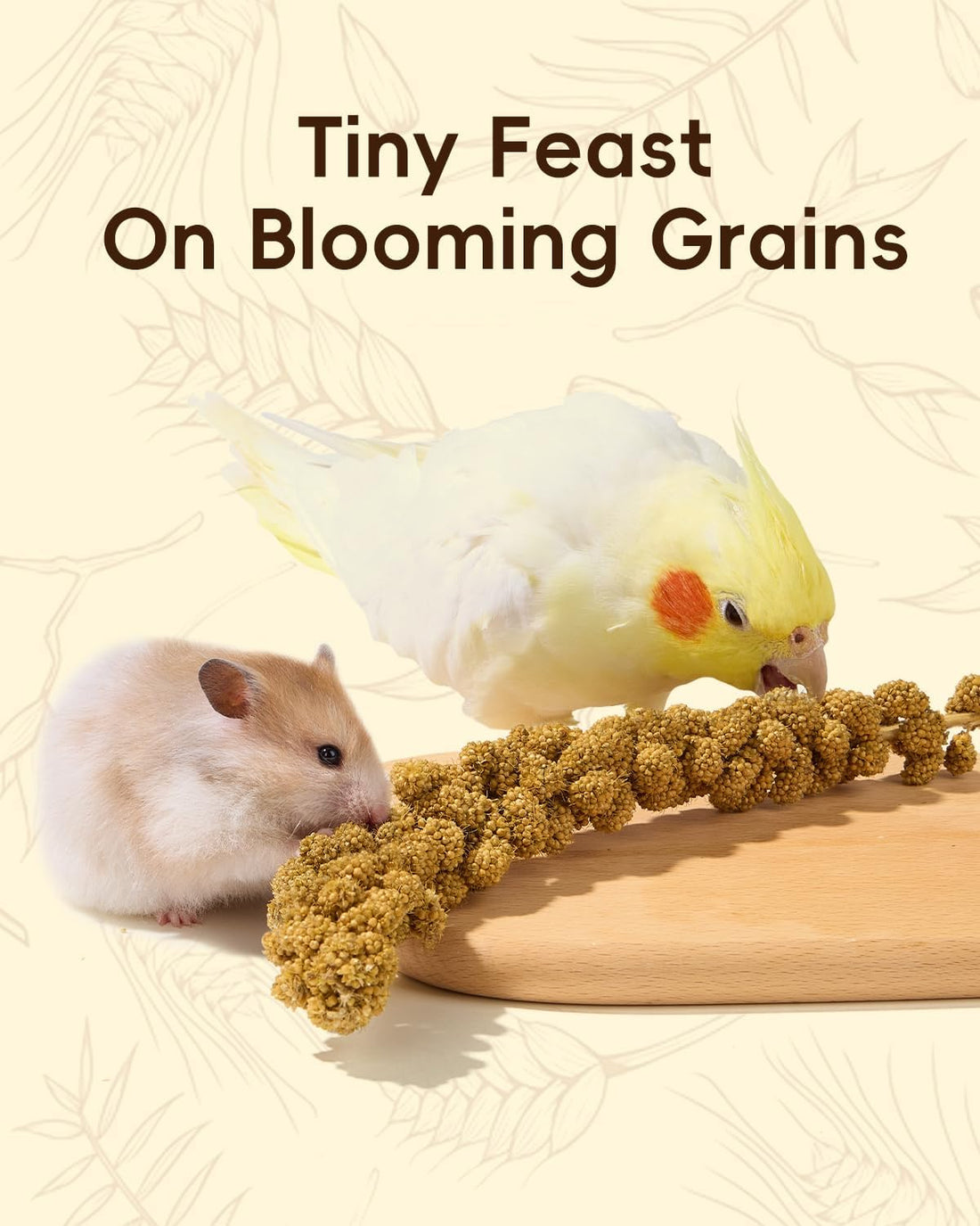 BUCATSTATE 60PCS Natural Hamster Bedding