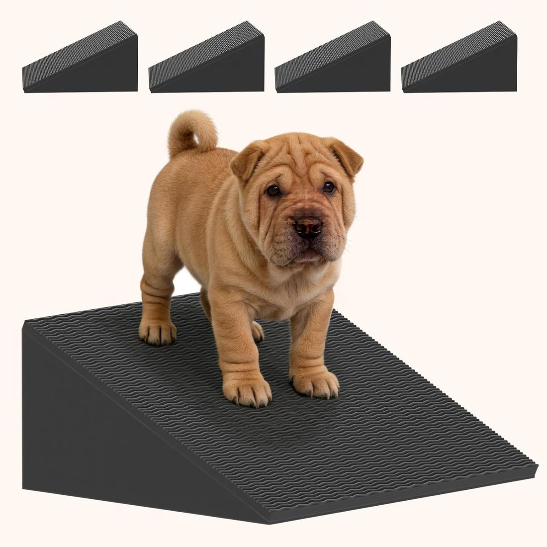 2PCS Dog Plastic Foam EVA Wedge Ramp for Indoor Stairs