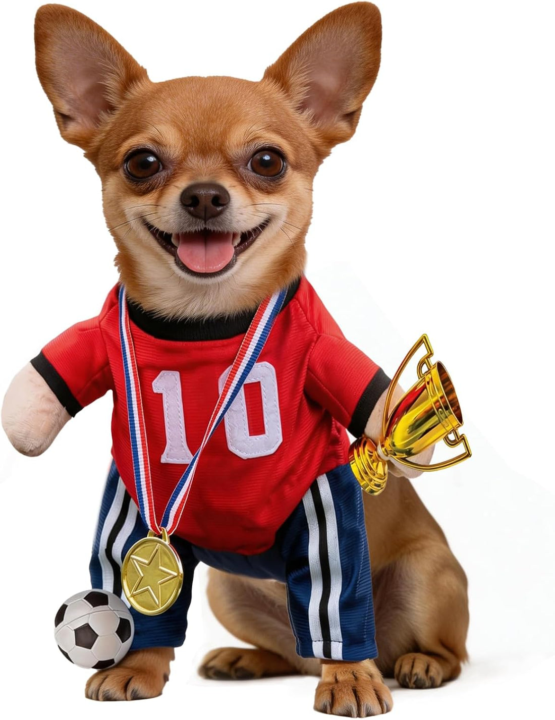 T2Y Dog Halloween Costume Pet Deadly Doll Chucky Dogs Costume