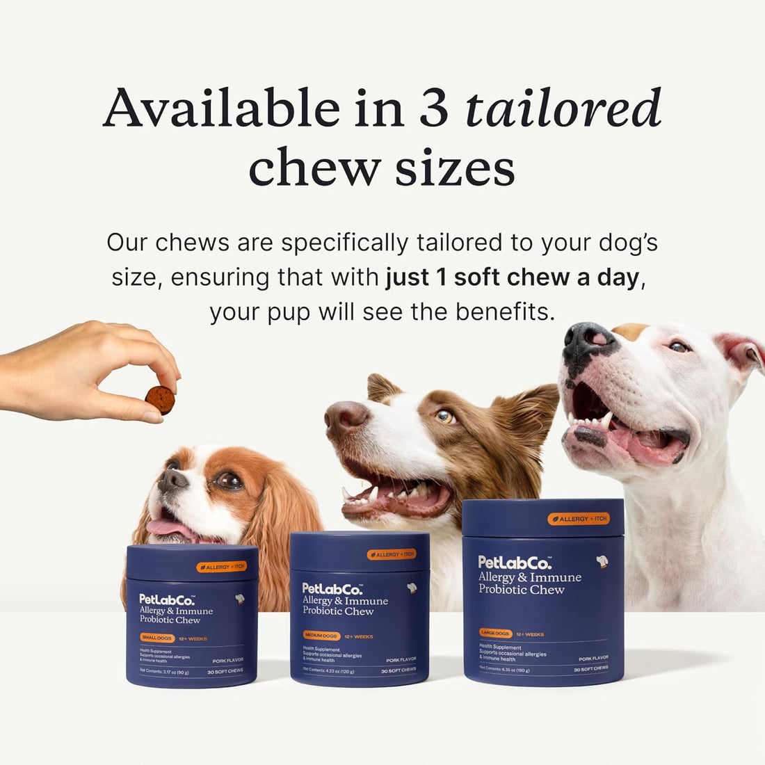 PetLab Co. Allergy & Immune Probiotic Chews, 30 Soft Chews