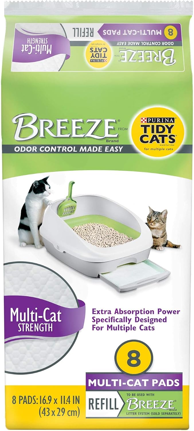 Purina Tidy Cats Cat Litter Breeze Pads Refill Pack Multi Cat Litter