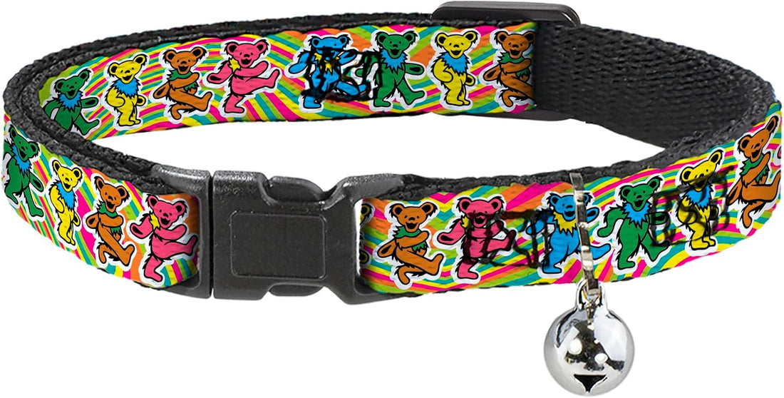 Grateful Dead Breakaway Cat Collar