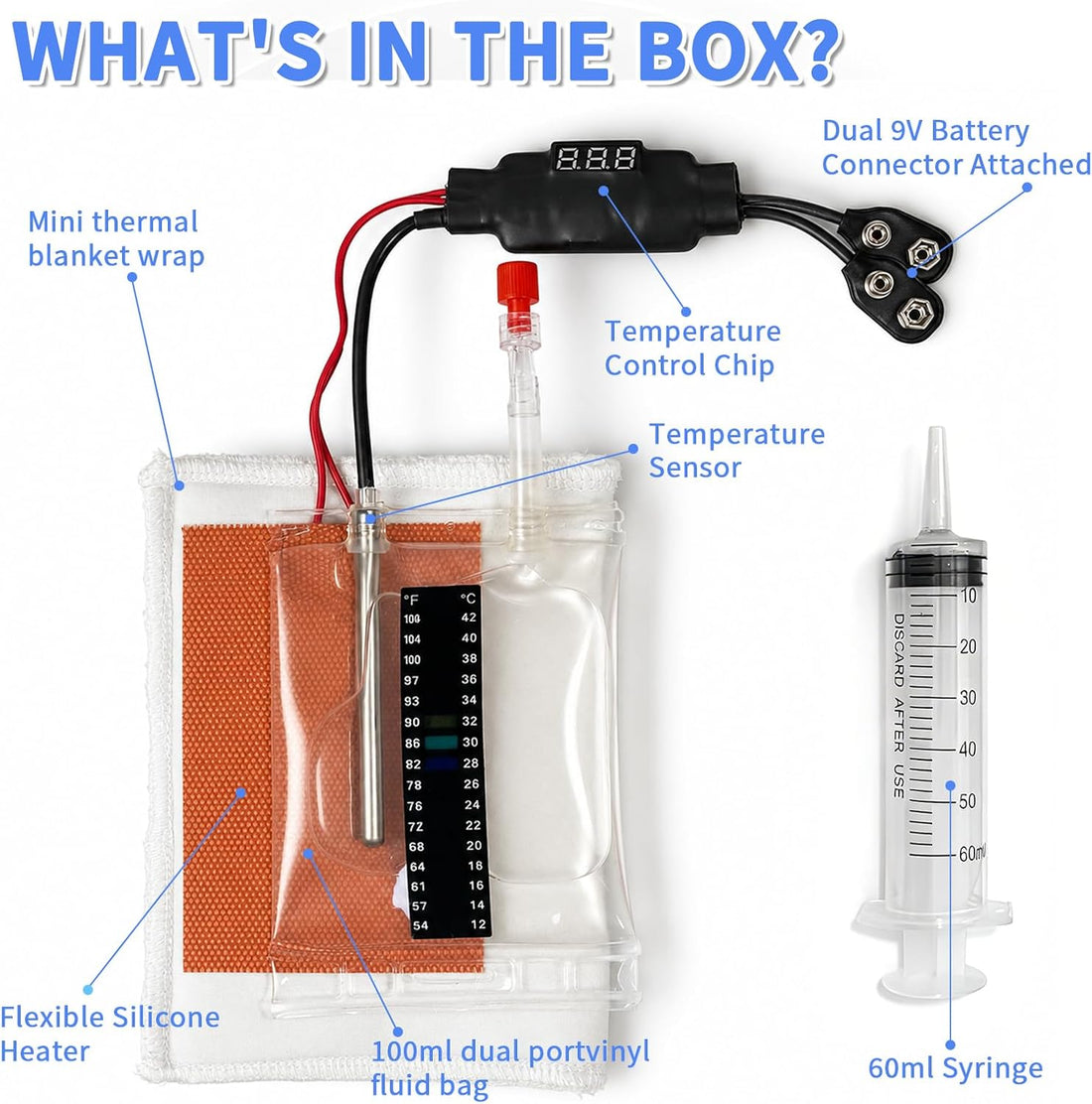 Electric Urine Warmer, Urine Test Complete Kit with Digital