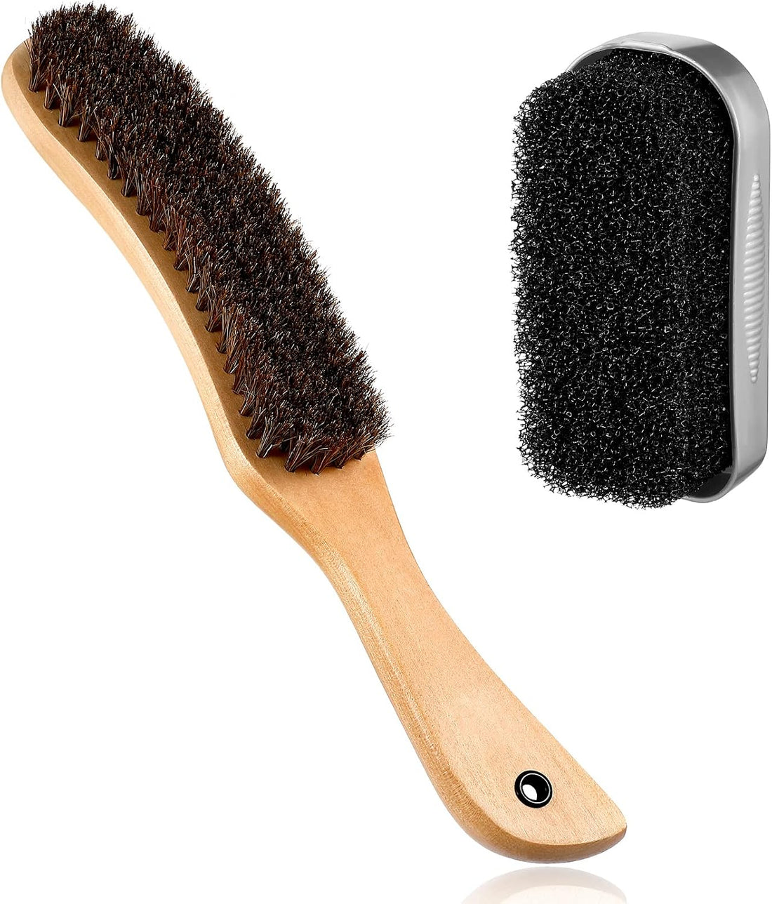 Patelai 2 Pcs Horsehair Felt Hat Brush Kit