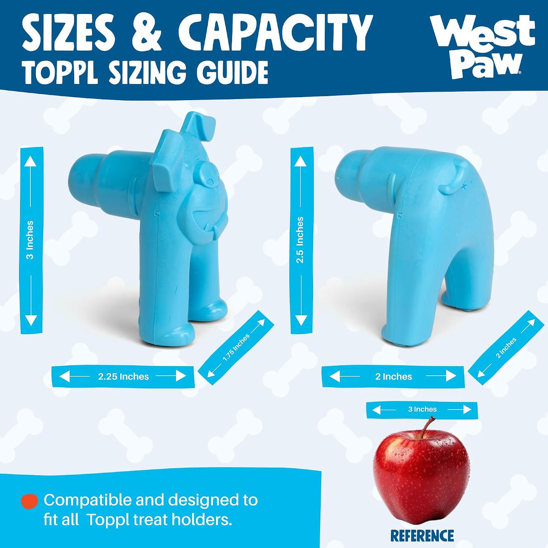 WEST PAW Toppl Stopper Insert Accessory for Toppl Dog Treat Toy