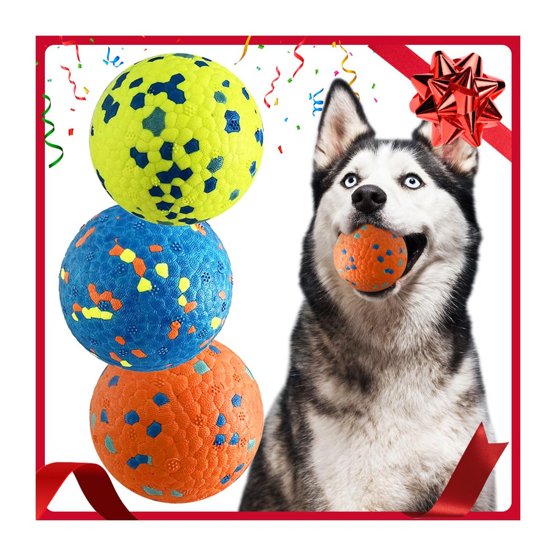 Mankoda Durable Dog Balls for Aggressive Chewers