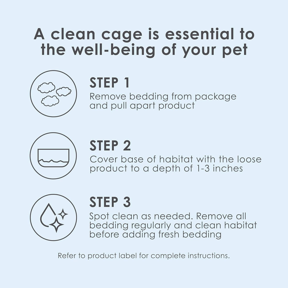 Kaytee Clean & Cozy Paper Bedding for Small Animals, White