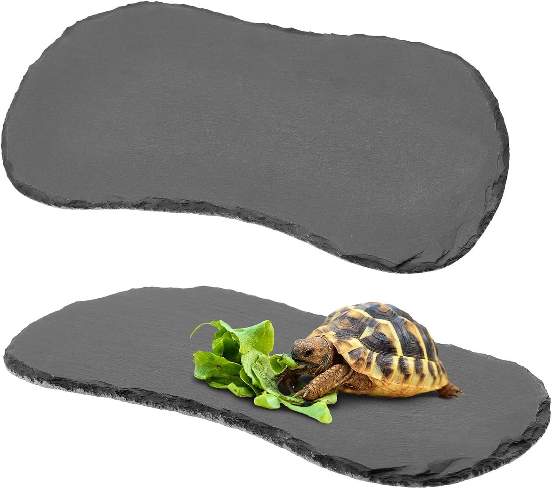 Shinylin 1 Pack Reptile Basking Platform Tortoise Slate Rock