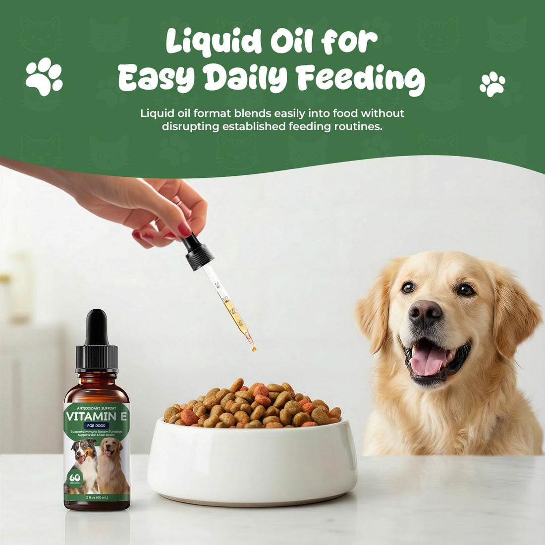 Homibabis Vitamin E Supplement for Dogs Liquid