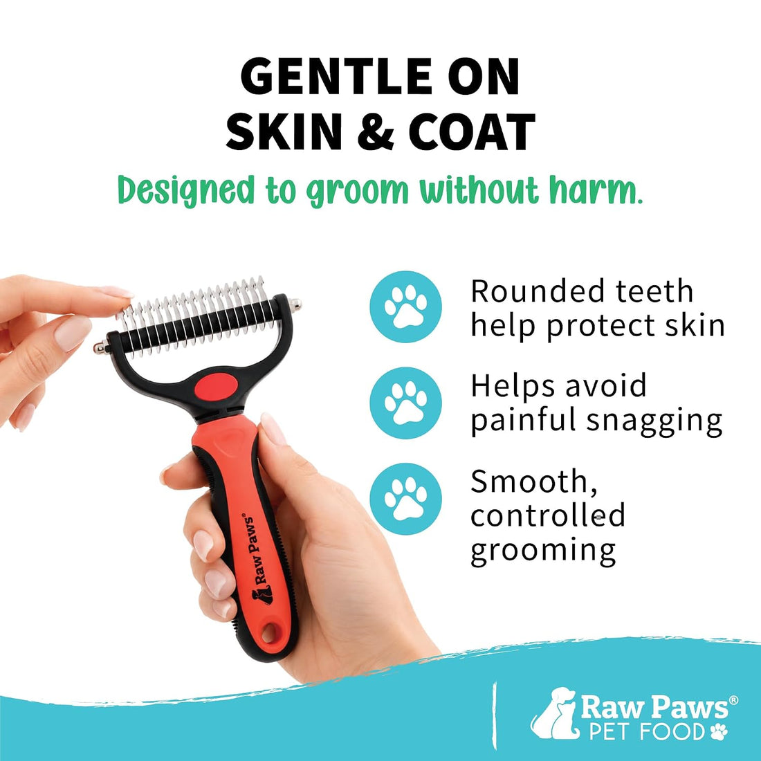 Raw Paws Undercoat Rake & Dematting Tool
