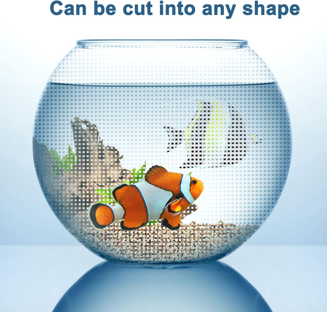 2 Pack Fish Tank Divider, Plastic Grid Cuttable Grid Plate Fish