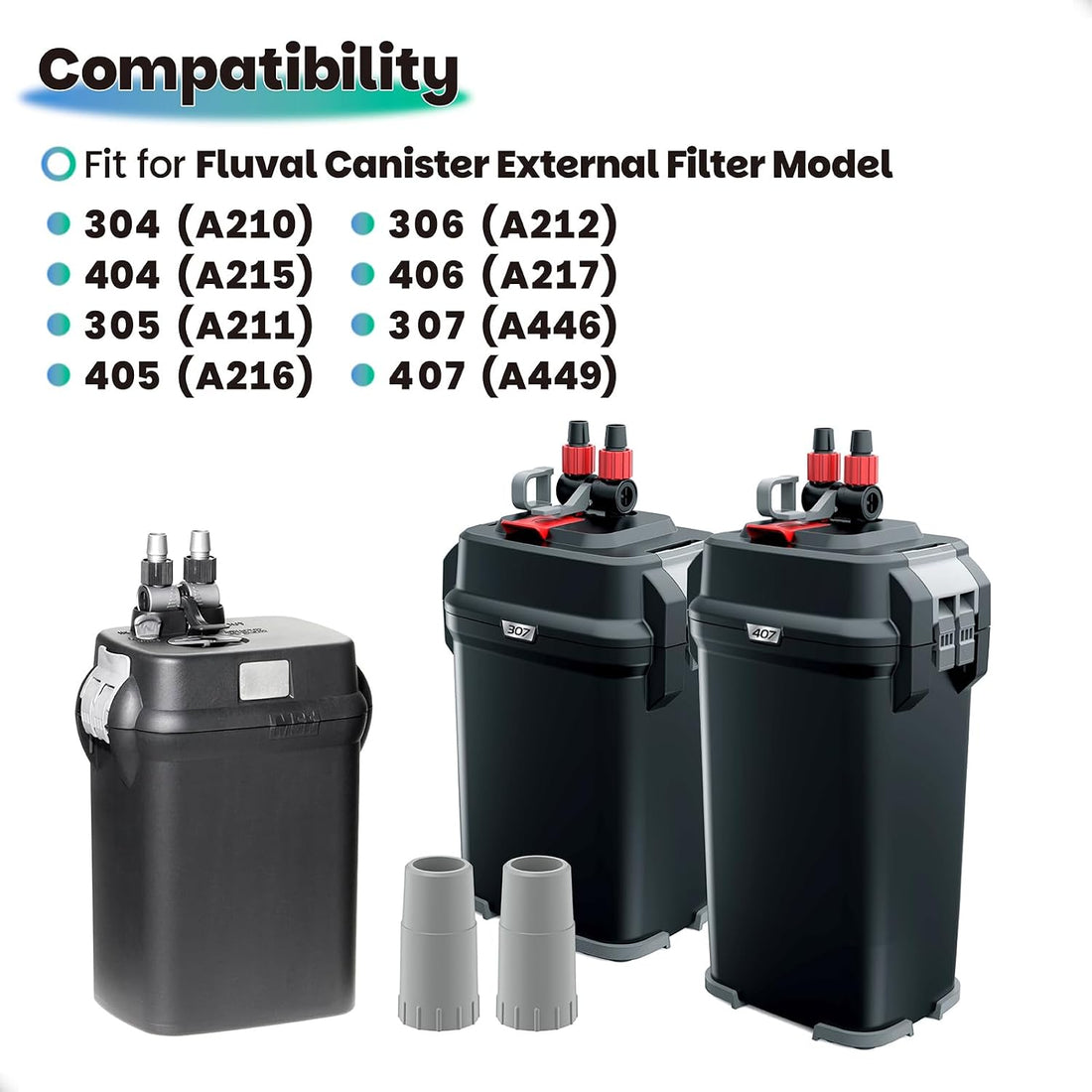 Rubber Adapter for Fluval 304 305 306 307 404 405 406 407 Canister